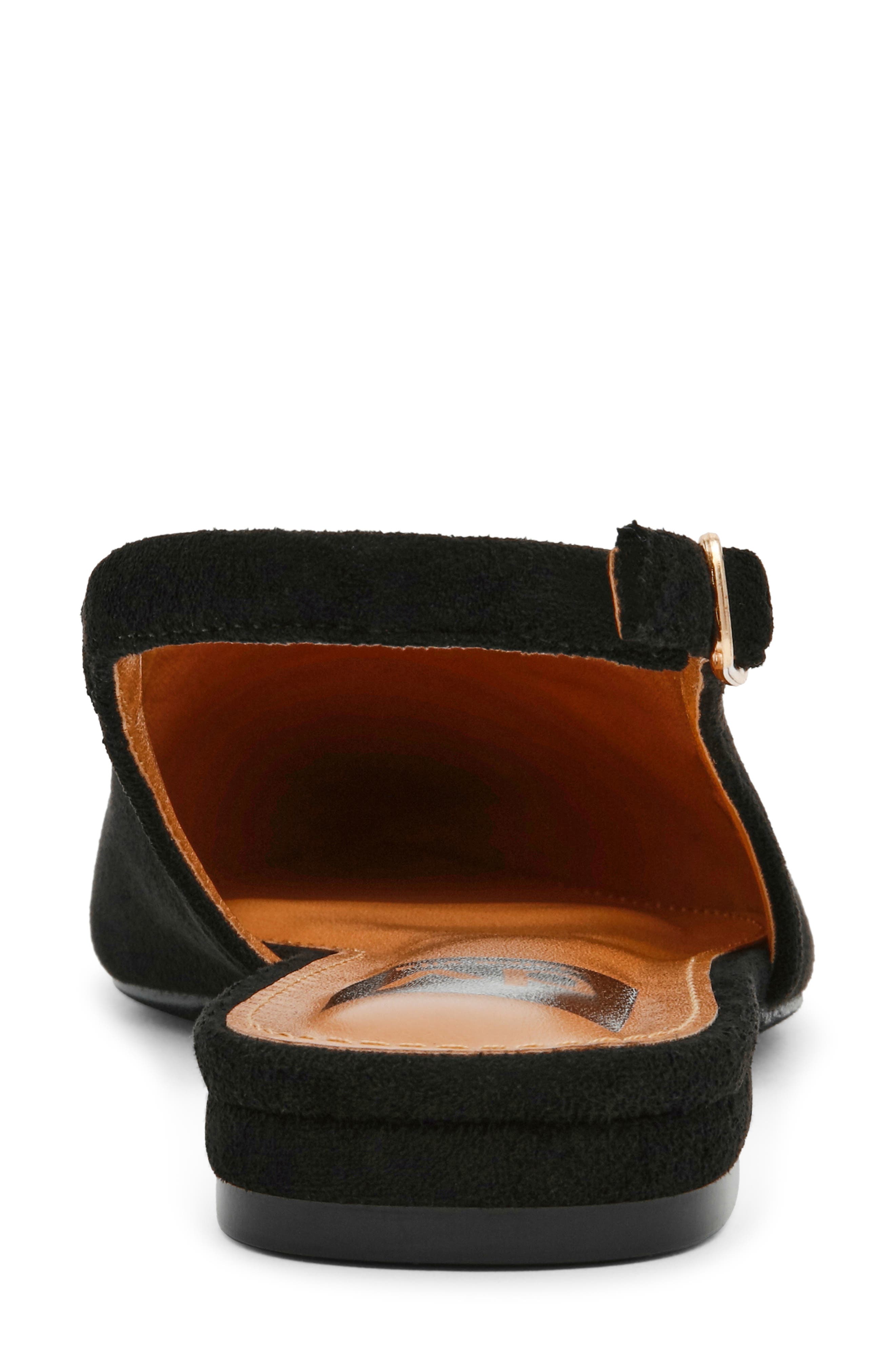 DV by Dolce Vita Empress Pointed Toe Slingback Flat, Alternate, color, Black