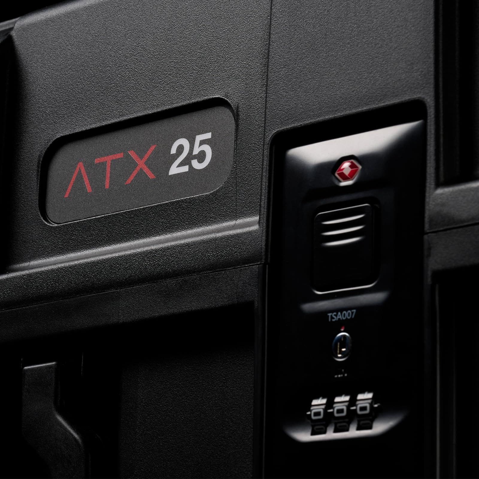 Pelican ATX Luggage Hard Case 25" Check in Luggage with Wheels, Alternate, color, Black