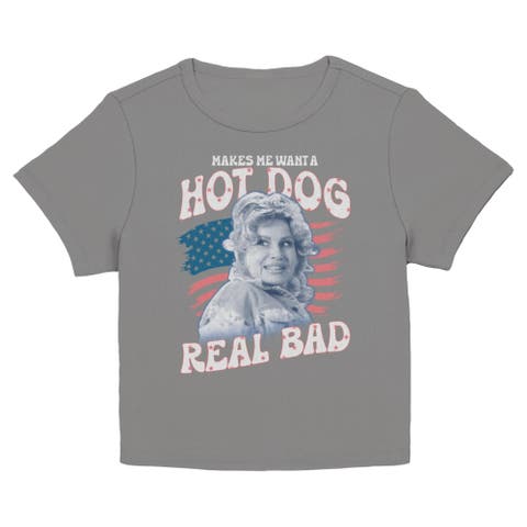 Junior's Makes Me Want a Hot Dog Short Sleeve Baby T-Shirt
