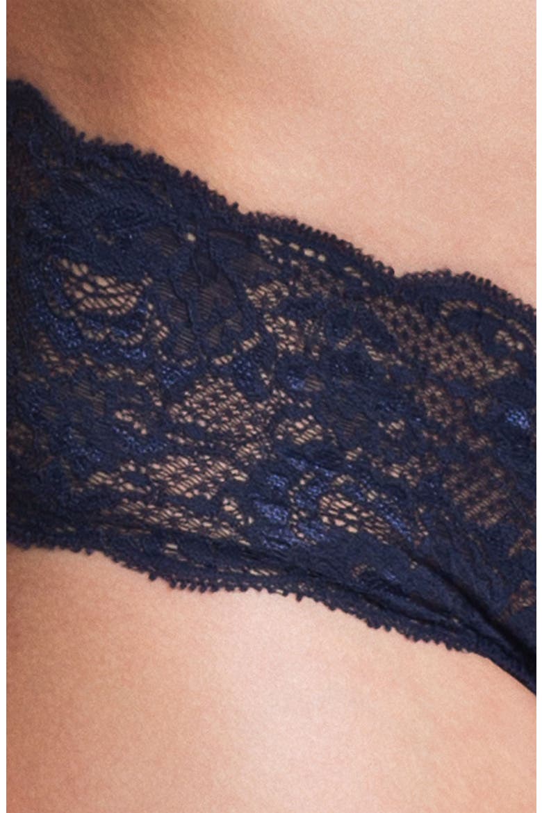 'Never Say Never' Hipster Briefs, Alternate, color, NAVY BLUE