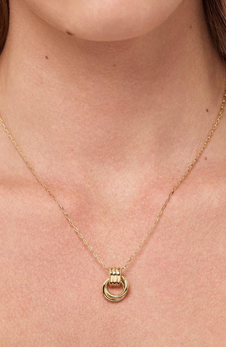 Ana Luisa Palmer Statement Necklace, Alternate, color, Gold