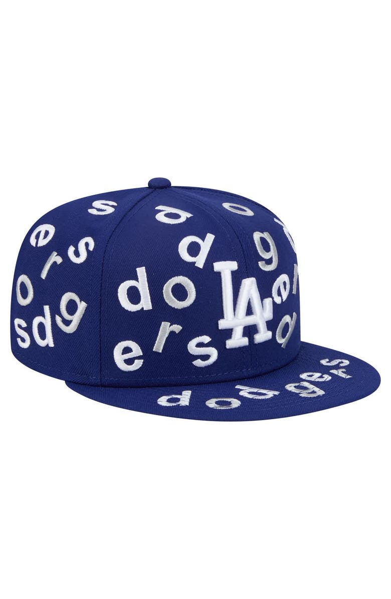New Era Men's New Era Royal Los Angeles Dodgers Team Confetti 59FIFTY Fitted Hat, Alternate, color, 