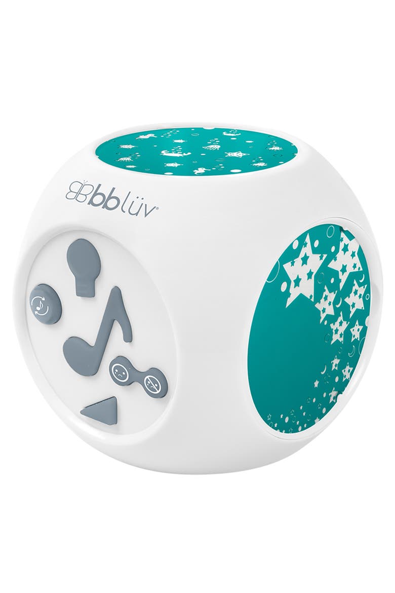 Kube - Musical Night Light With Projection, Main, color, White