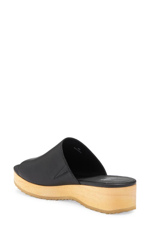 Eileen Fisher Noel Platform Slide Sandal In Black