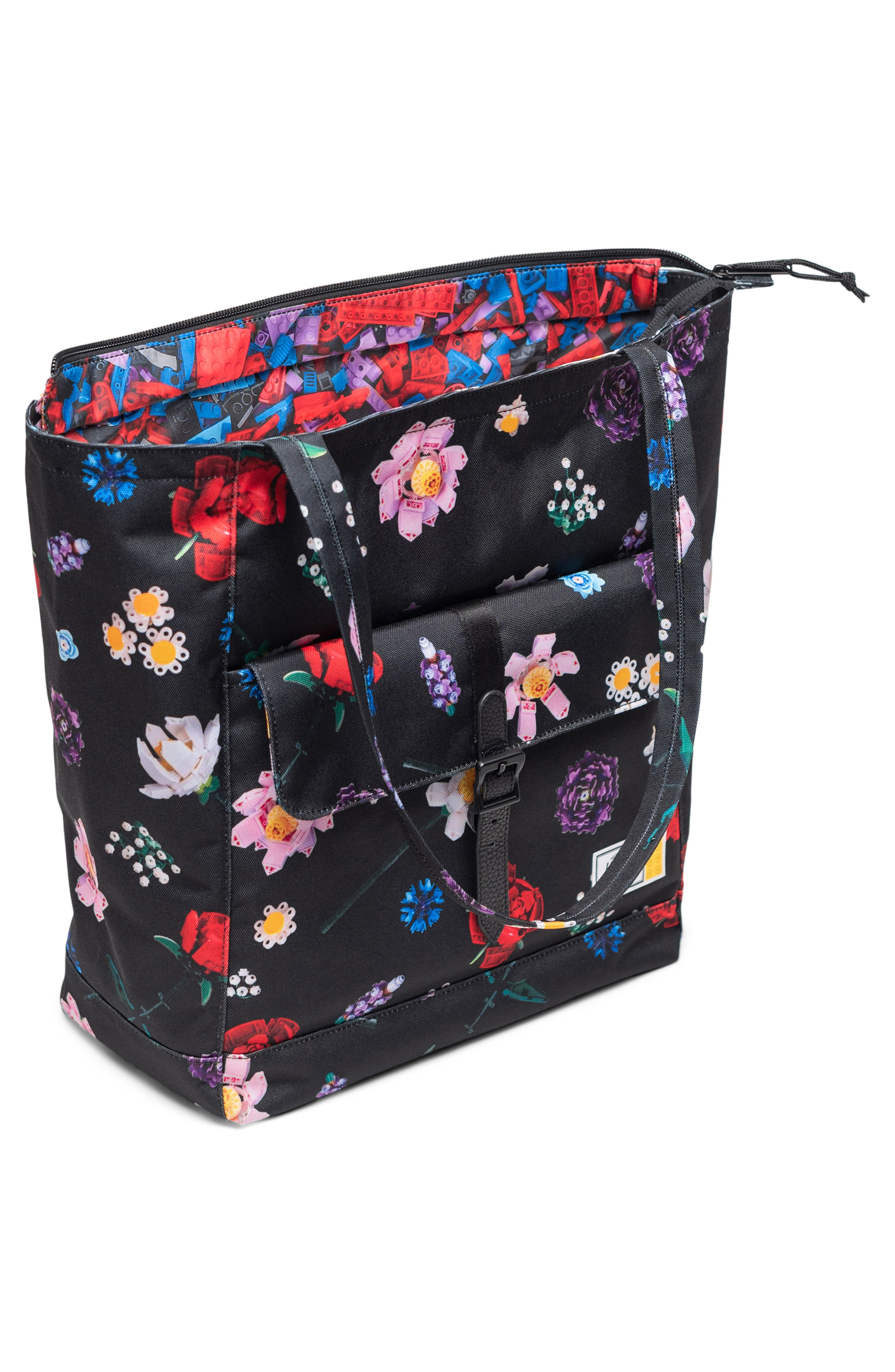 LEGO® Retreat Tote, Alternate, color, FALLING FLORALS