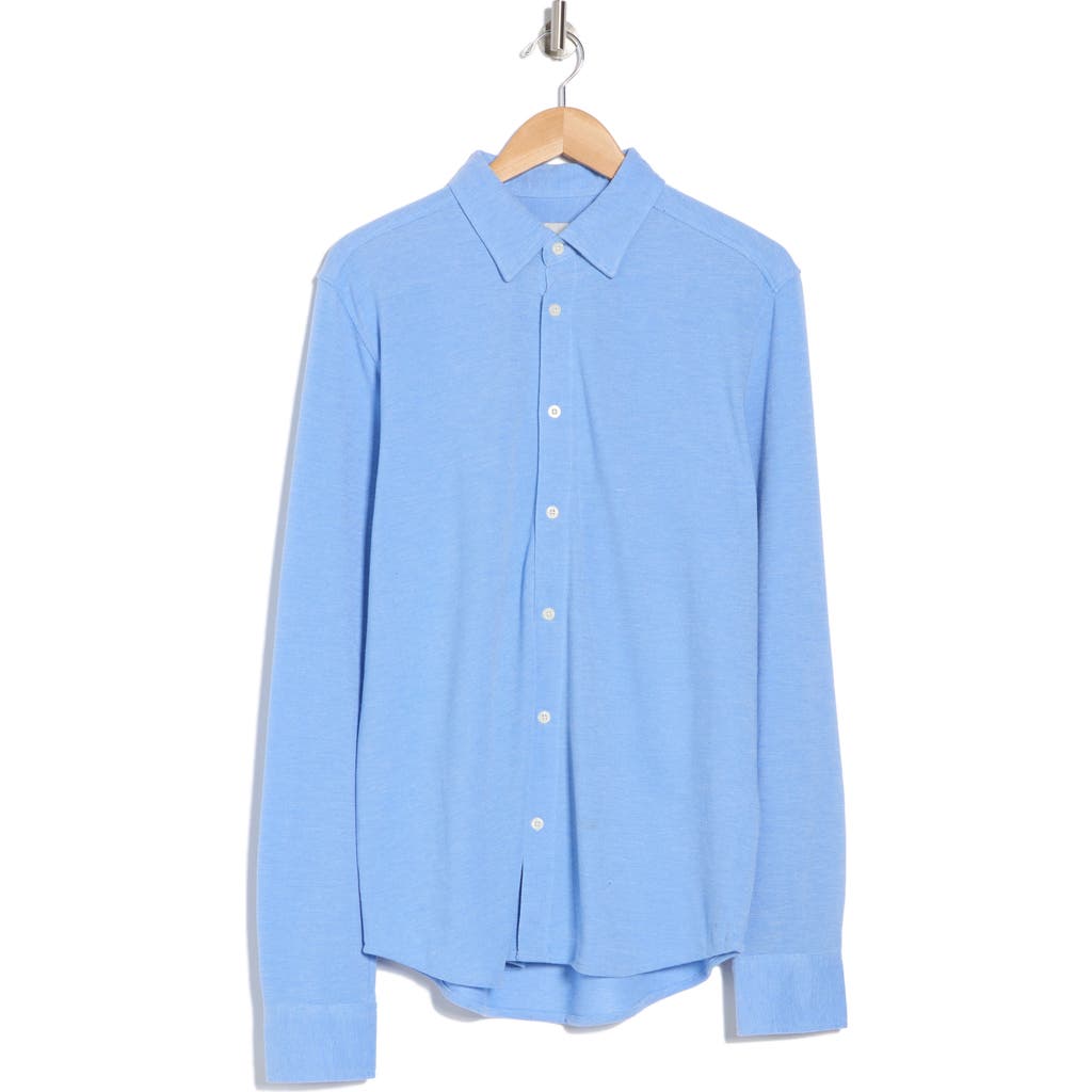 Coastaoro Araford Long Sleeve Knit Shirt In Water