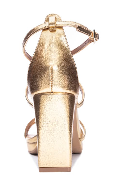Chinese Laundry Taryn Sandal In Gold
