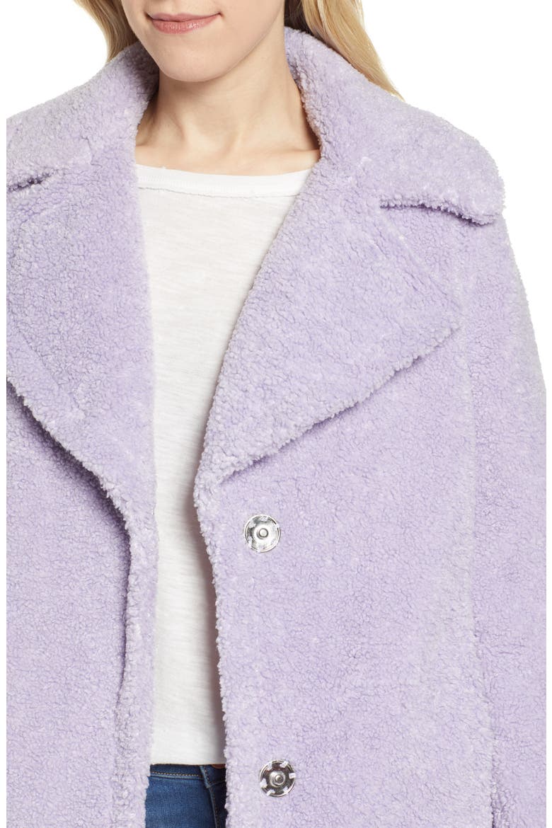 Teddy Bear Coat, Alternate, color, LILAC