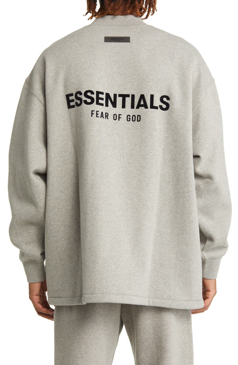 Fear of God Essentials Relaxed Crewneck Sweatshirt, Alternate, color, 
