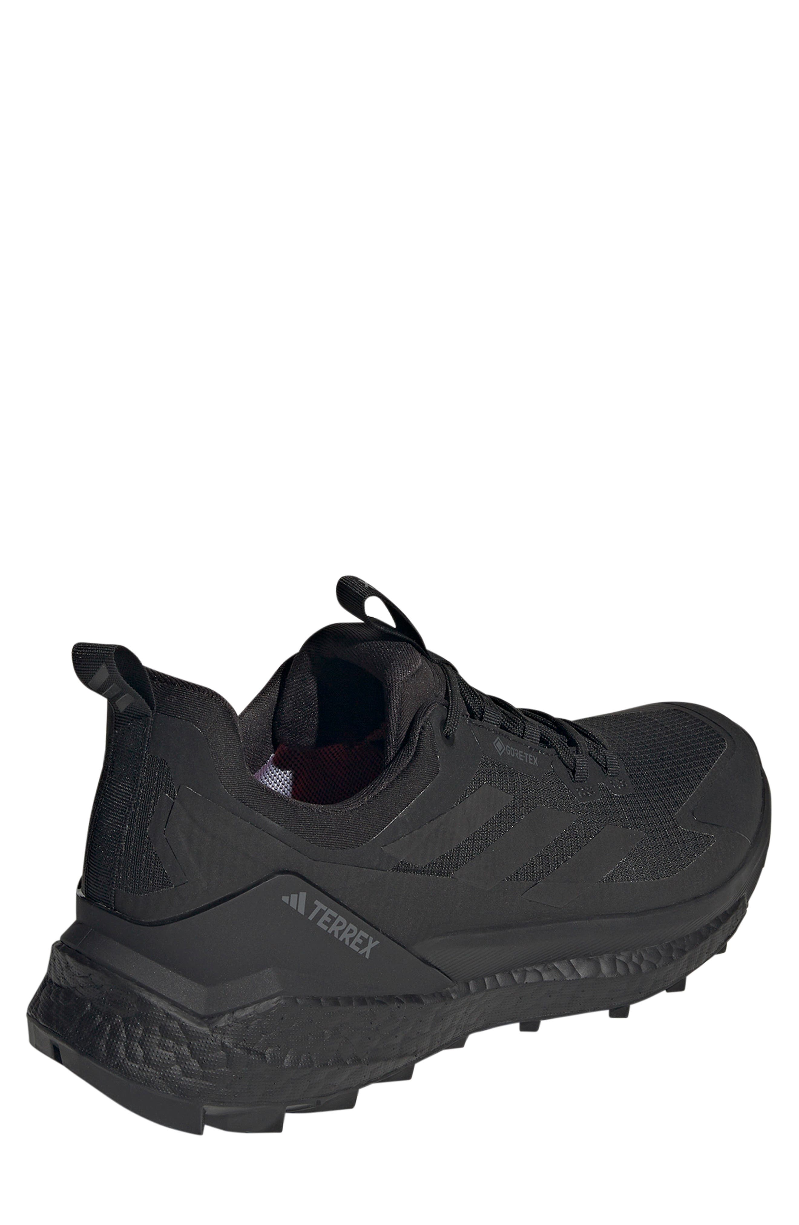 adidas Terrex Free Hiker 2.0 Gore-Tex<sup>®</sup> Waterproof Hiking Shoe, Alternate, color, Black/ Black/ Grey