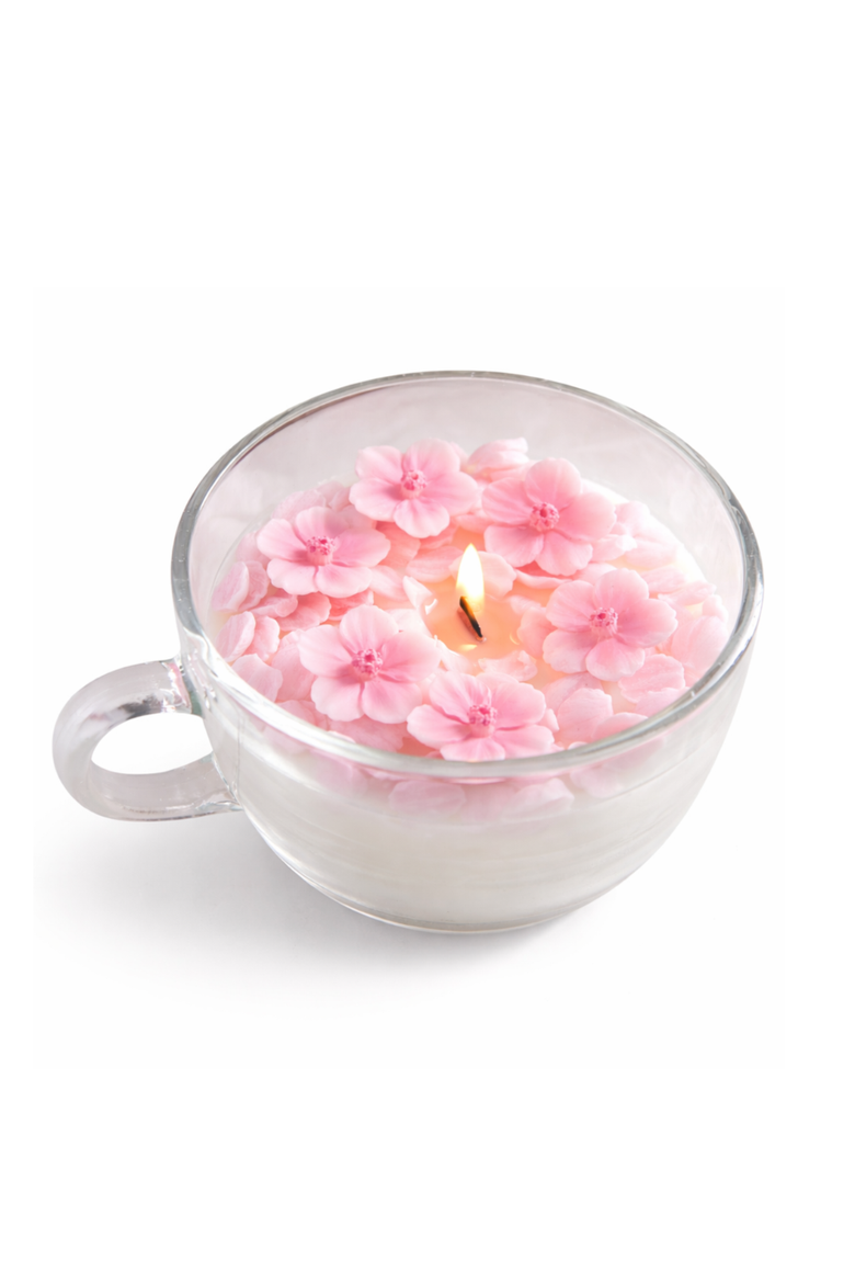 Cherry Blossom Candle Cup, Main, color, Sakura Light Pink