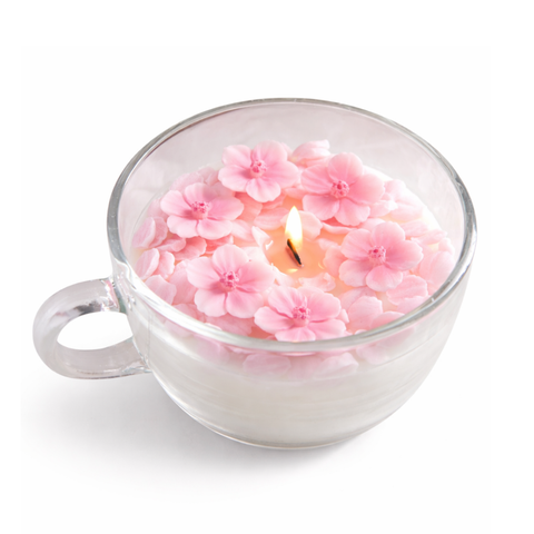 Cherry Blossom Candle Cup
