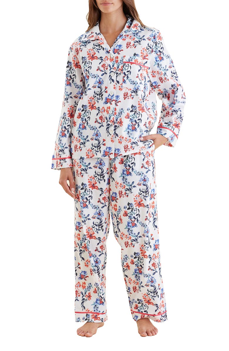 Papinelle Harper Cosy Print Organic Cotton Pajamas, Alternate, color,