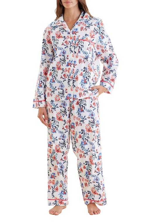 Papinelle Harper Cozy Full Length Pj Set In Snow White