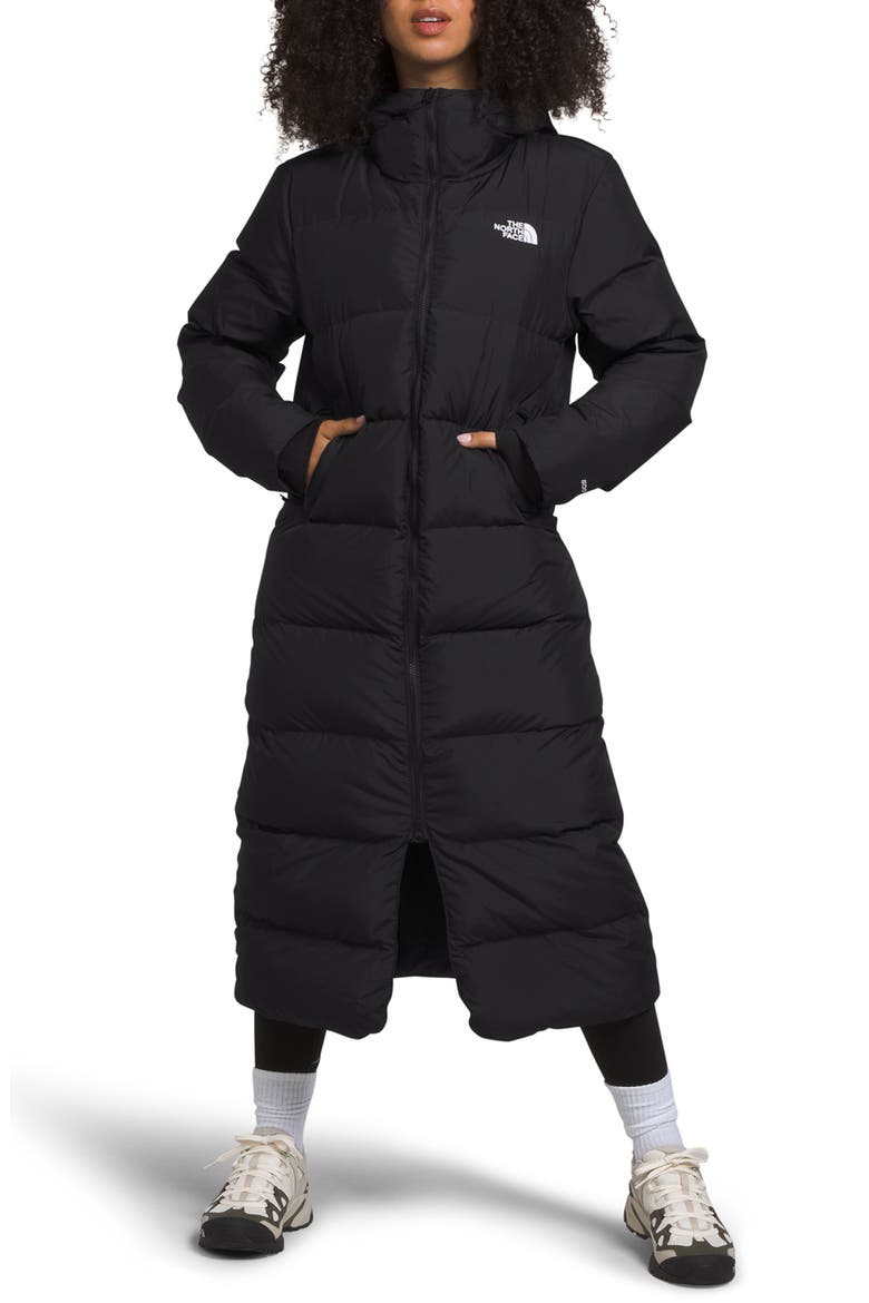 Triple C Longline 550 Fill Power Down Parka, Main, color, TNF BLACK