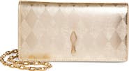 Christian Louboutin Bettina Metallic Leather Clutch