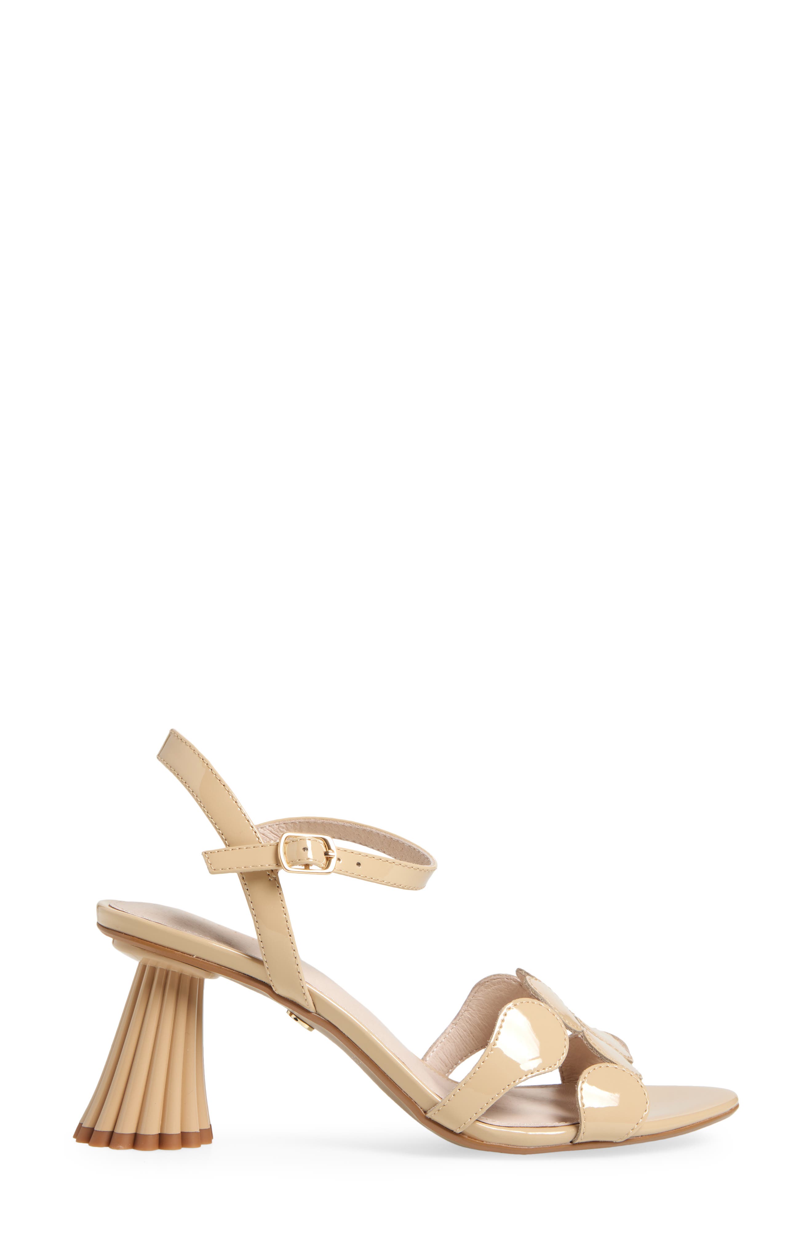 Cecelia New York Peter Ankle Strap Sandal, Alternate, color, Dust Patent
