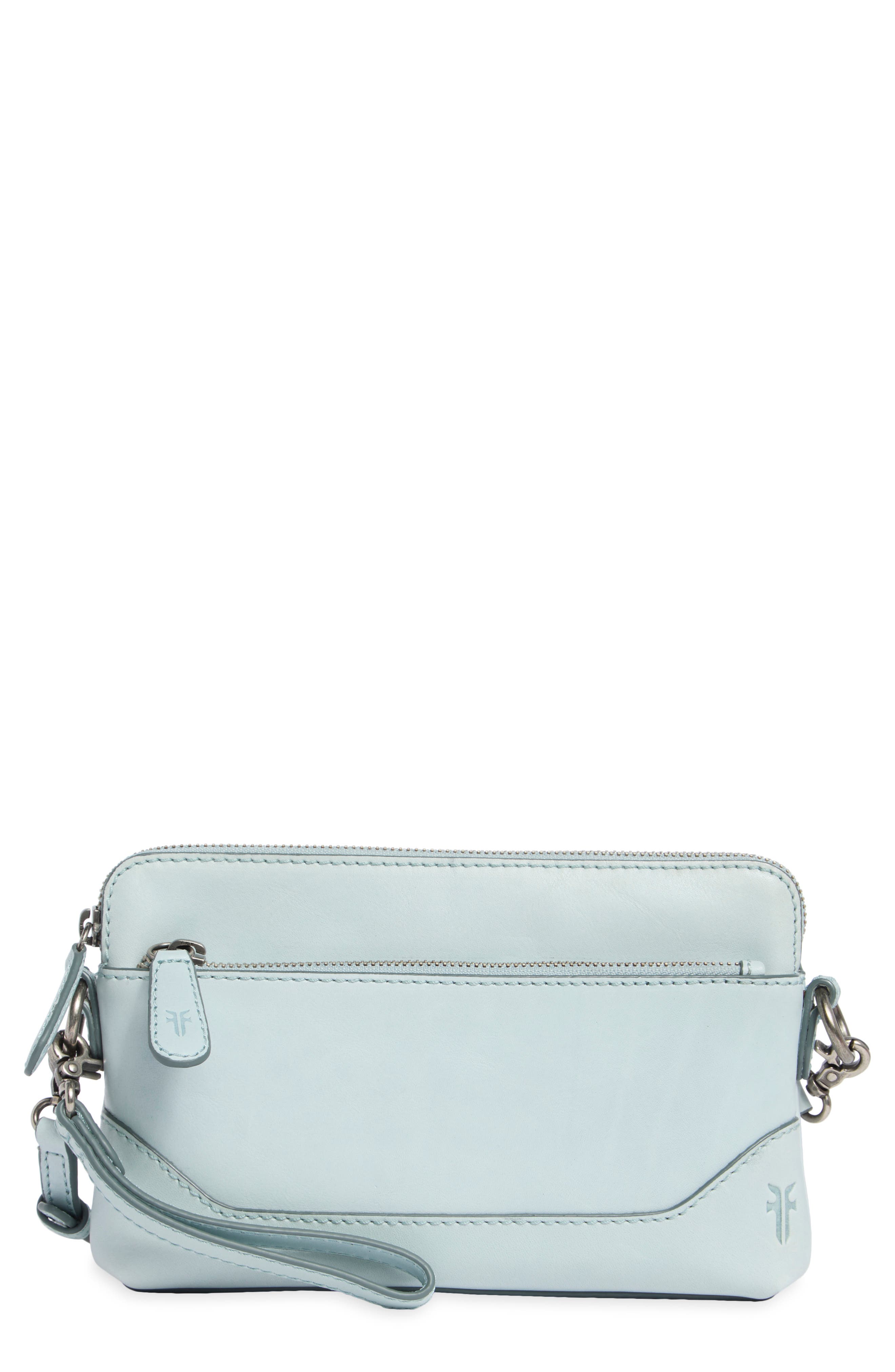 Melissa Faux Leather Crossbody Wristlet