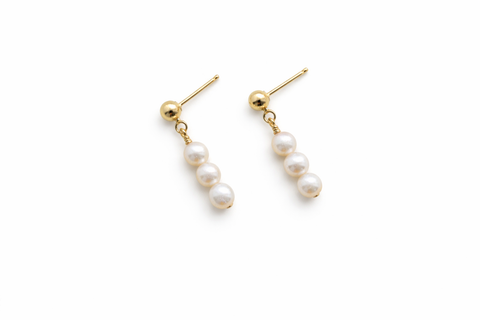 Pearl Trio Earrings
