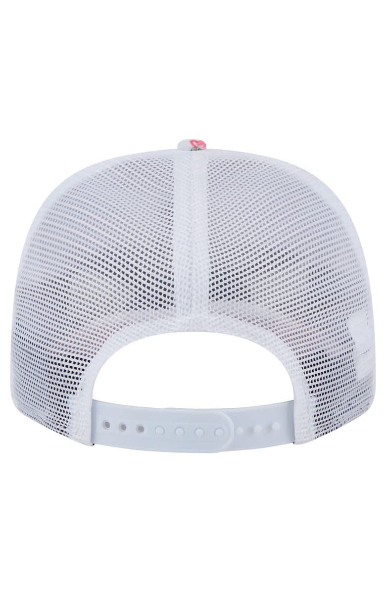 New Era Men's New Era White Los Angeles Angels Flamingo Mesh Back 9SEVENTY Stretch-Snap Hat, Alternate, color, White