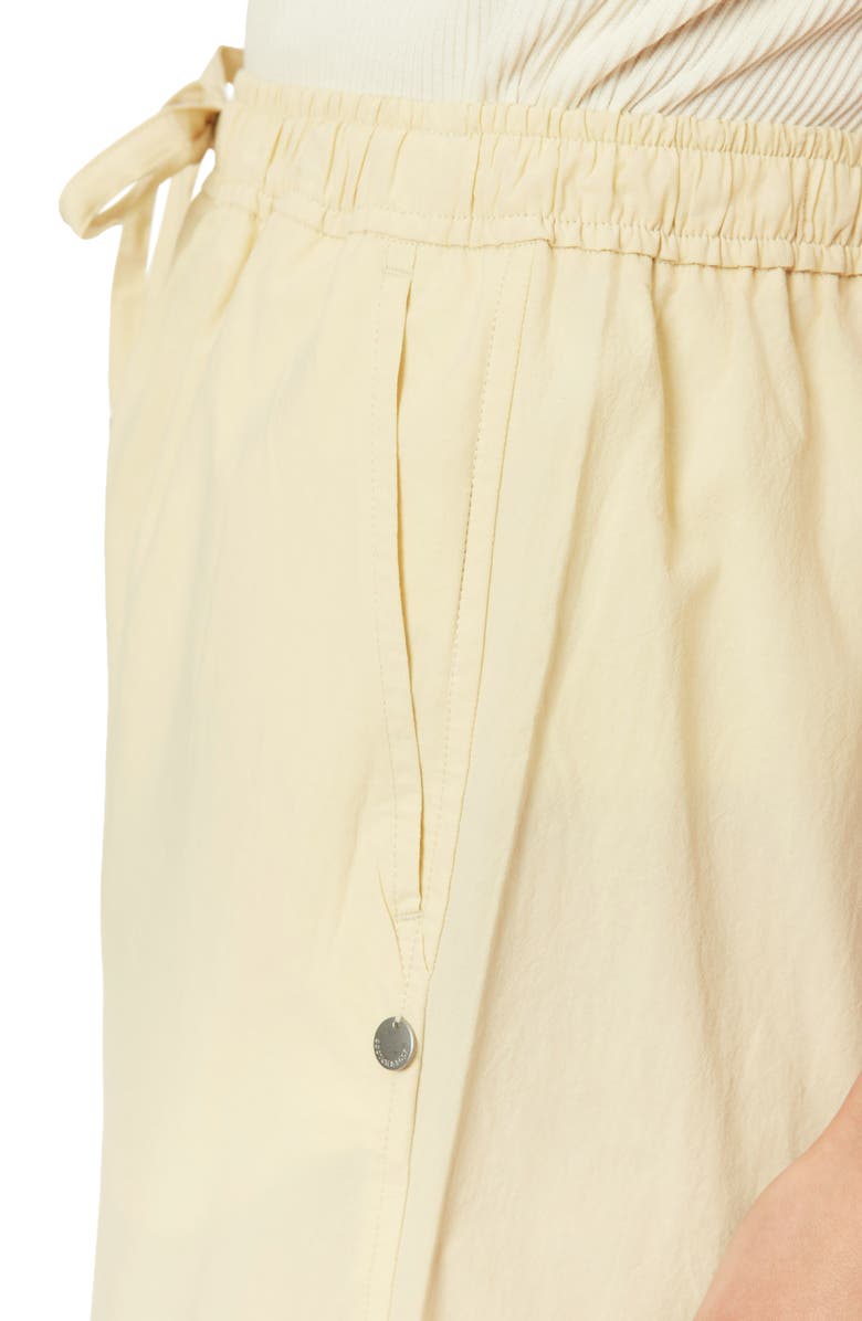 Scotch & Soda Barrel Leg Cotton Drawstring Pants, Alternate, color, Chino Green