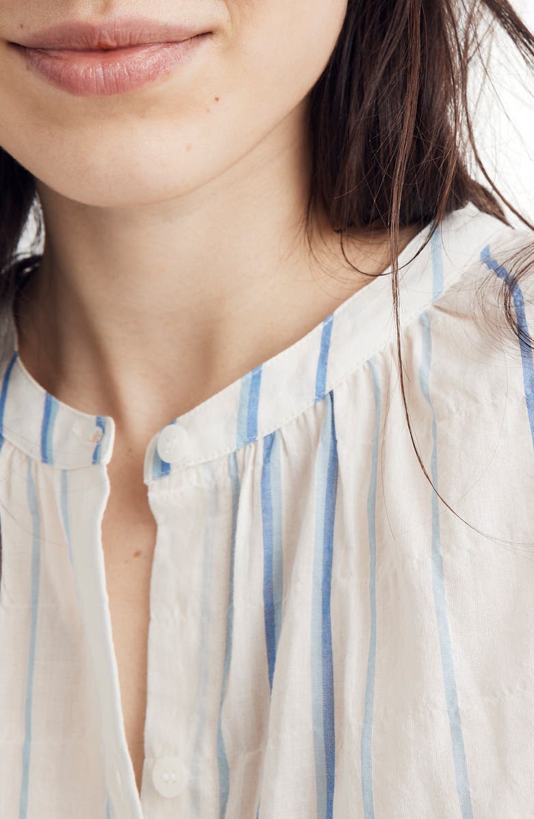 Madewell Stripe Peasant Top, Alternate, color, 