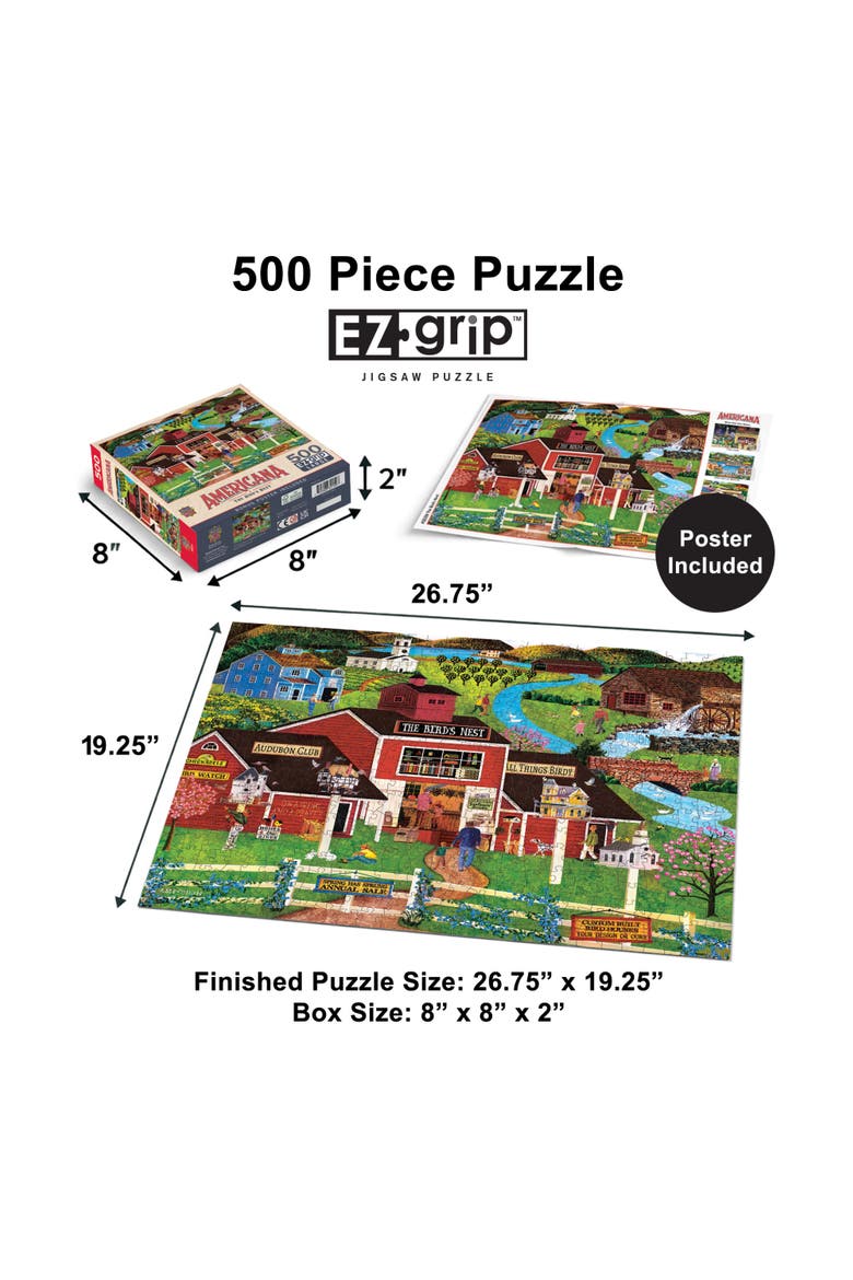 The Bird's Nest 500 Piece Jigsaw Puzzle, Alternate, color, Multicolor