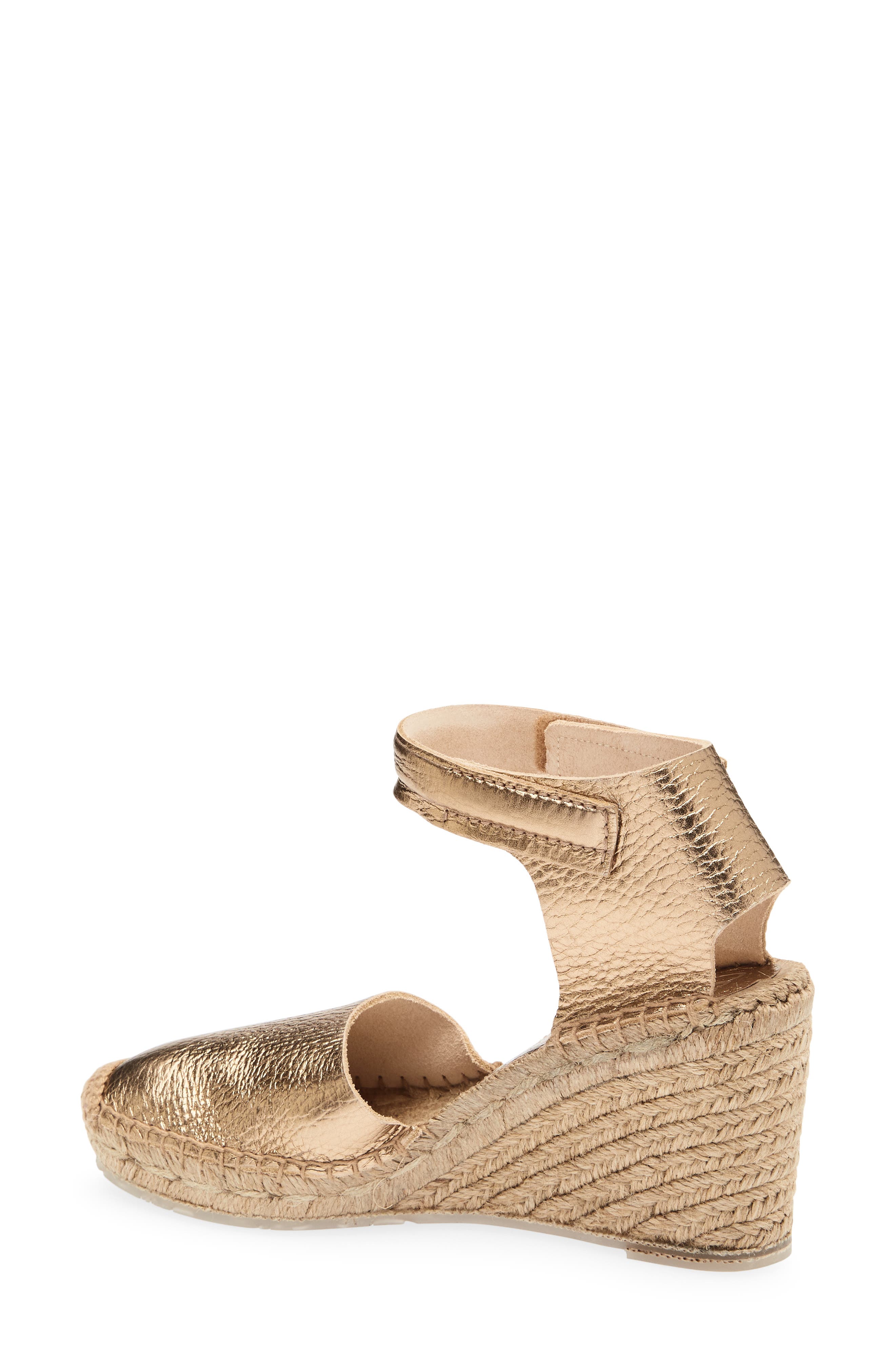 Pedro Garcia Odal Espadrille Sandal, Alternate, color, Cava Cervo Lame