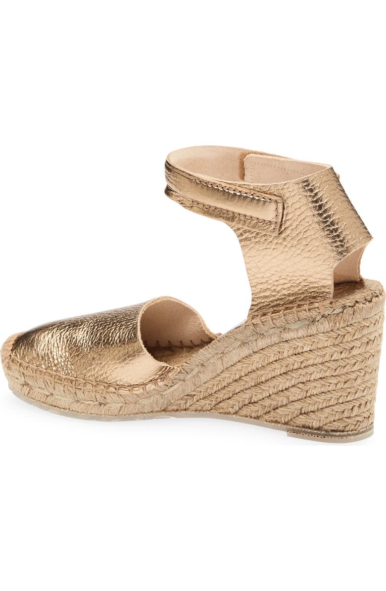 Pedro Garcia Odal Espadrille Sandal, Alternate, color, Cava Cervo Lame