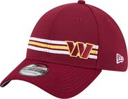 New Era Men's New Era Burgundy Washington Commanders Stripes 39THIRTY Flex Hat