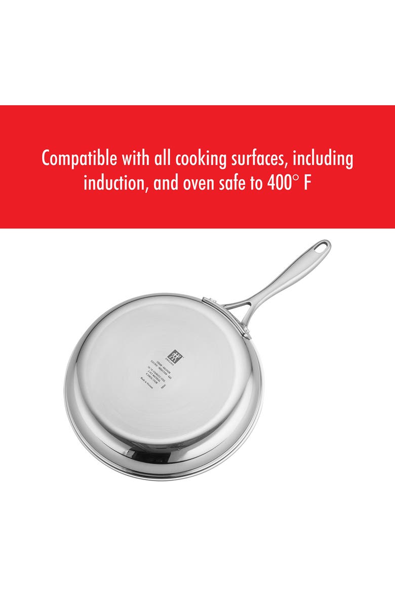ZWILLING Clad CFX 10-Piece Nonstick Cookware Set, Alternate, color, Stainless Steel