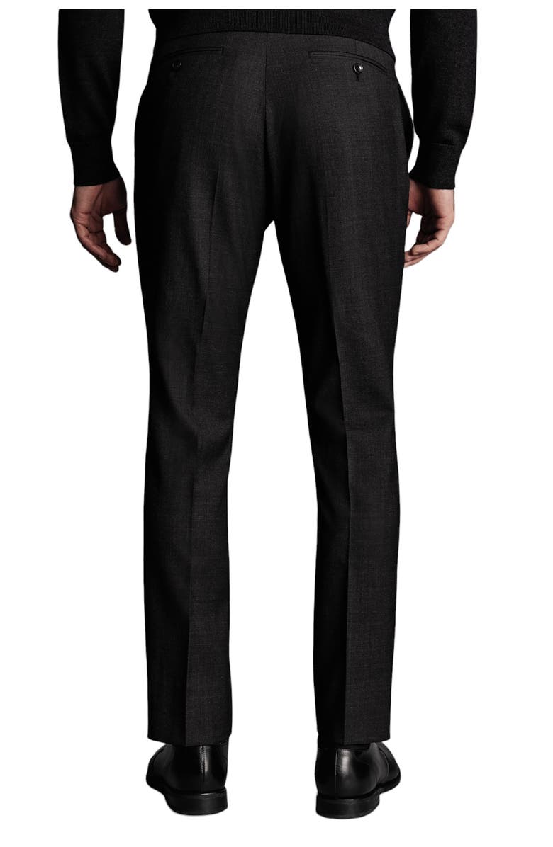 Charles Tyrwhitt Slim Fit End On End Ultimate Performance Suit Pants, Alternate, color, Charcoal Grey