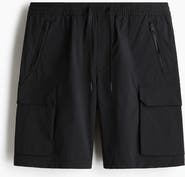 H&M Regular Fit Nylon Cargo Shorts