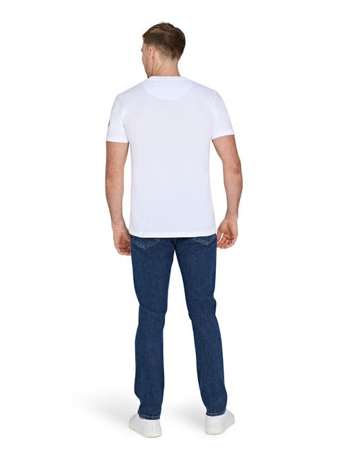Raging Bull Yfc Eat Sleep Farm T-shirt In White