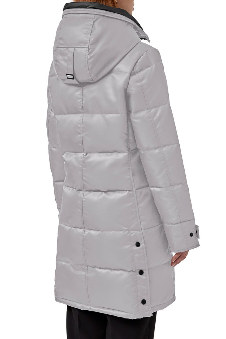 Shelburne Recycled Nylon 625 Fill Power Down Parka, Alternate, color, WILLOW GREY-GRIS SAULE