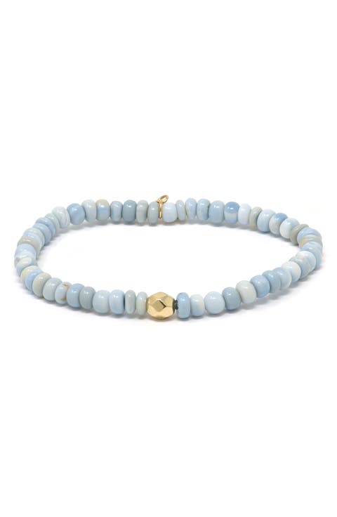 Boheme Lavender Opal Beaded Stretch Bracelet