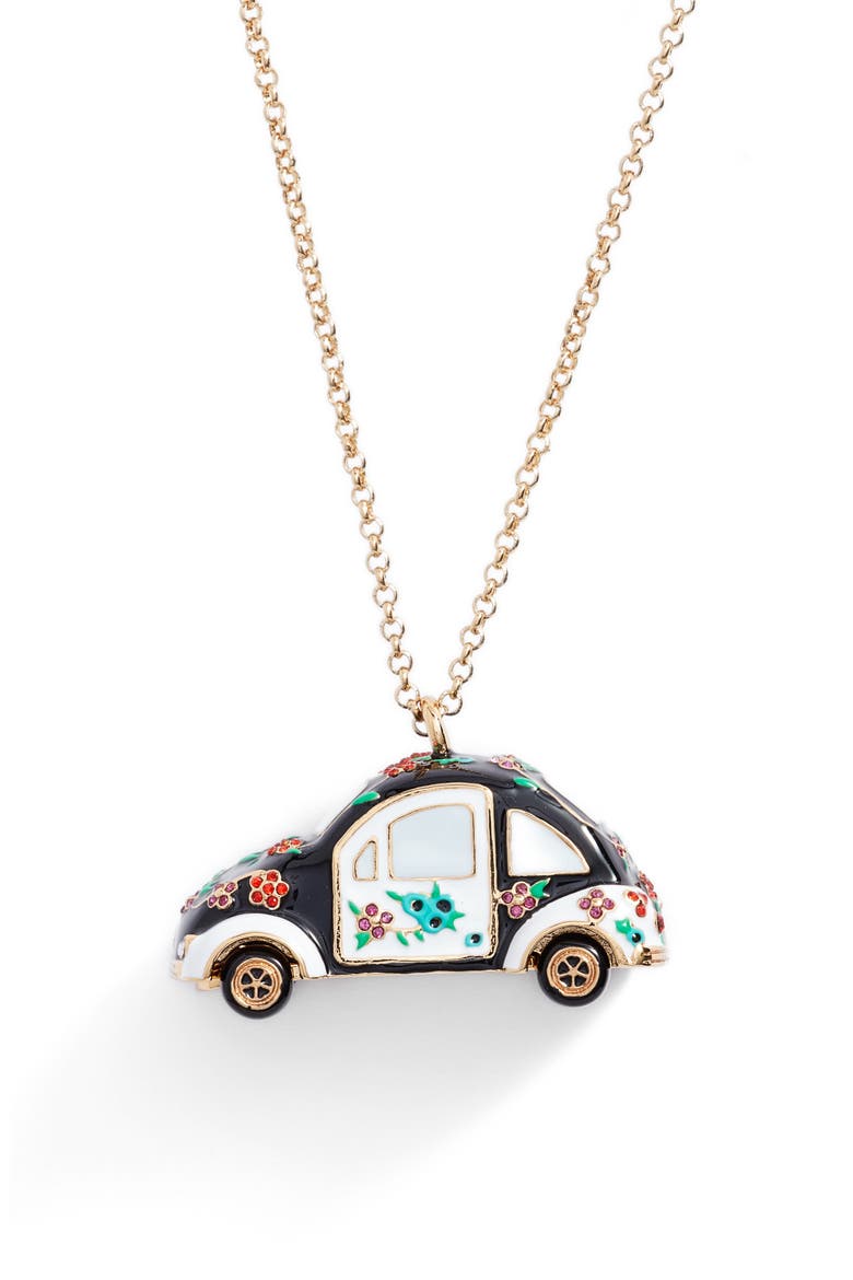 kate spade new york haute stuff car necklace, Alternate, color, MULTI