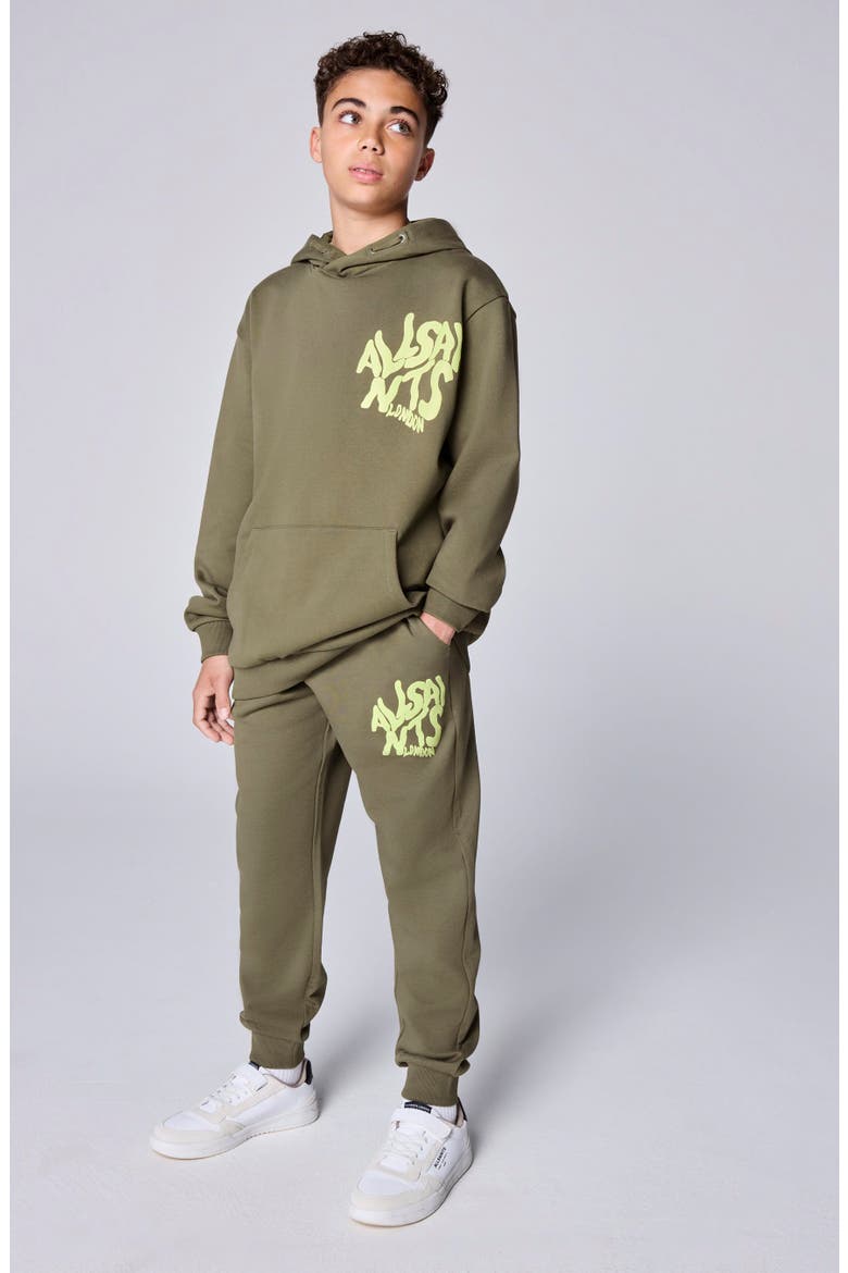 Kids' Orlando Graphic Sweatpants, Alternate, color, KHAKI GREEN