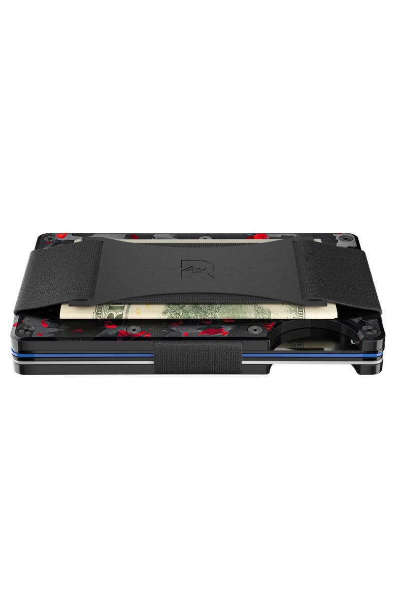the Ridge Cardholder Wallet with Metal Money Clip & Cash Strap, Alternate, color, 