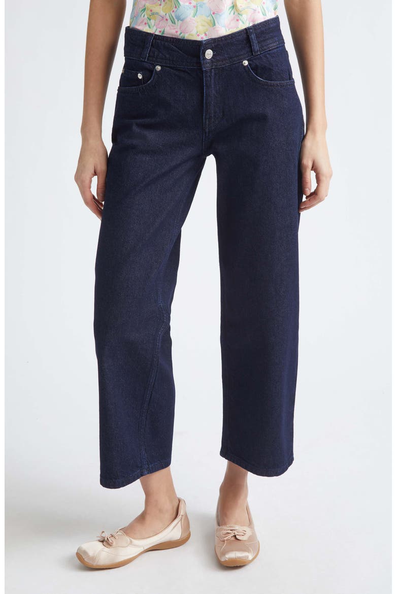 Thesis Ankle Wide Leg Jeans, Main, color, INDIGO
