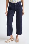 Sandy Liang Thesis Ankle Wide Leg Jeans