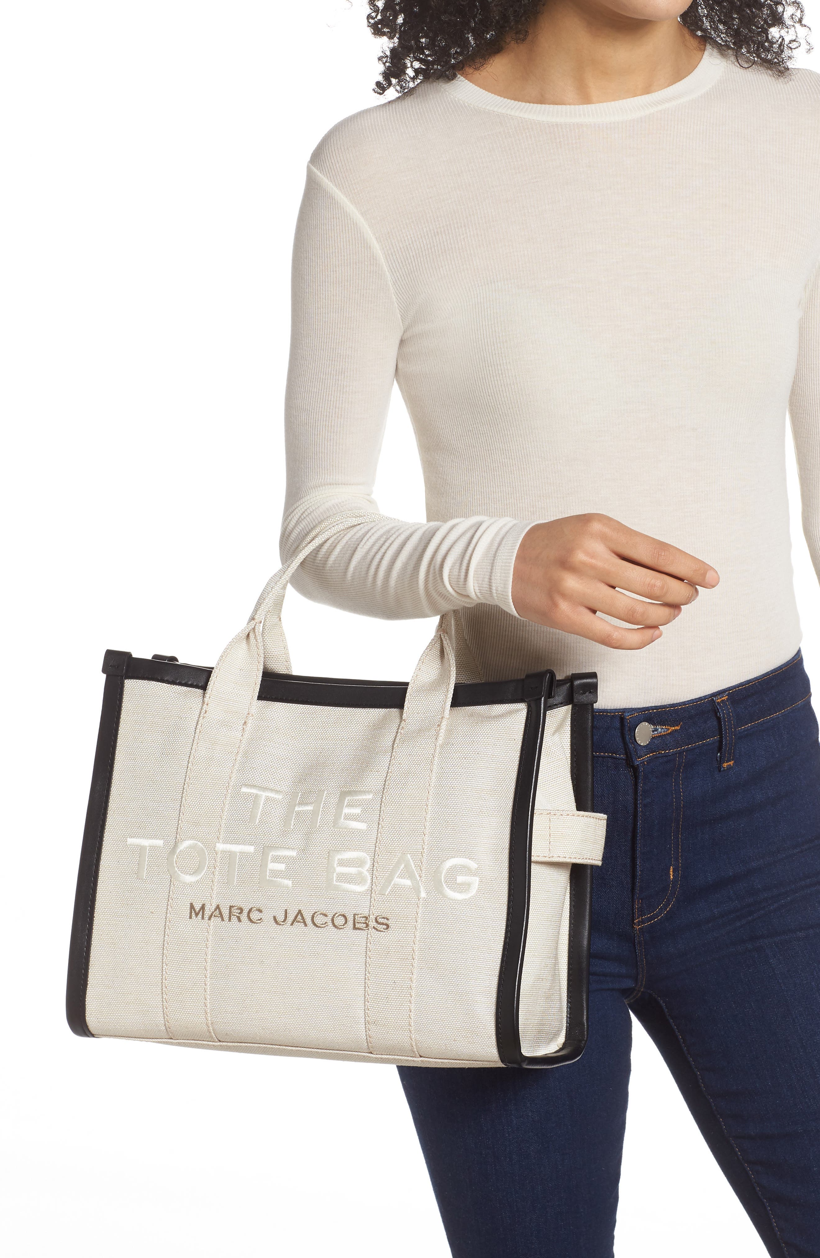 Marc Jacobs The Medium Canvas Tote Bag, Alternate, color, 