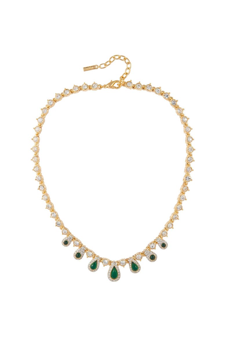1980s Vintage D'Orlan Faux Emerald Set, Alternate, color, Faux Emerald