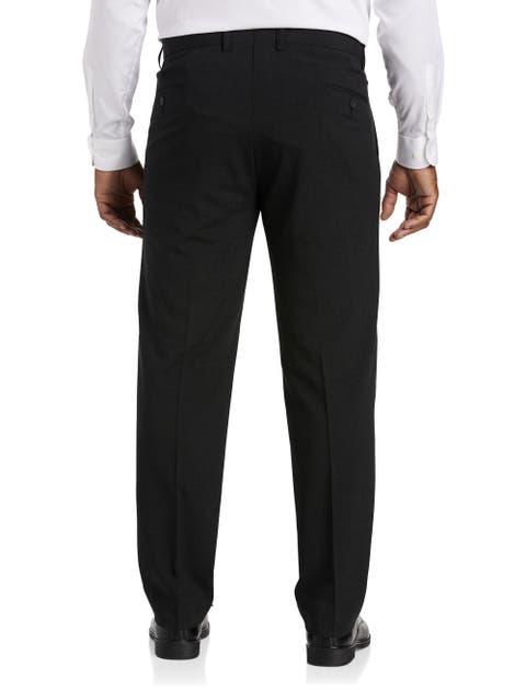 Big & Tall Perfect Fit Waist-Relaxer Pleated Suit Pants