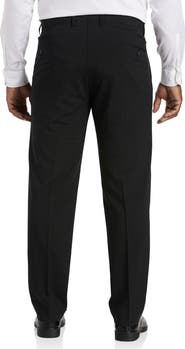 Oak Hill by DXL Big & Tall Perfect Fit Waist-Relaxer Pleated Suit Pants