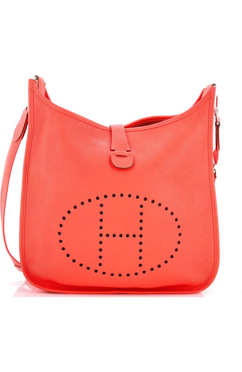 Pre-Owned Hermes Evelyne Bag Gen III Clemence PM, Main, color, Rose Jaipur