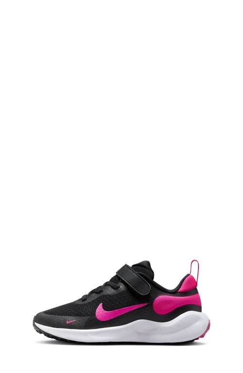 Nike Revolution 7 Sneaker In Black/hyper Pink/white