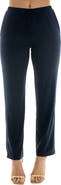 Nina Leonard Drawstring Pocket Straight Leg Pants