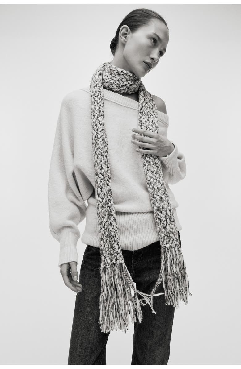 H&M One-shoulder Jumper, Alternate, color, Light Yellow