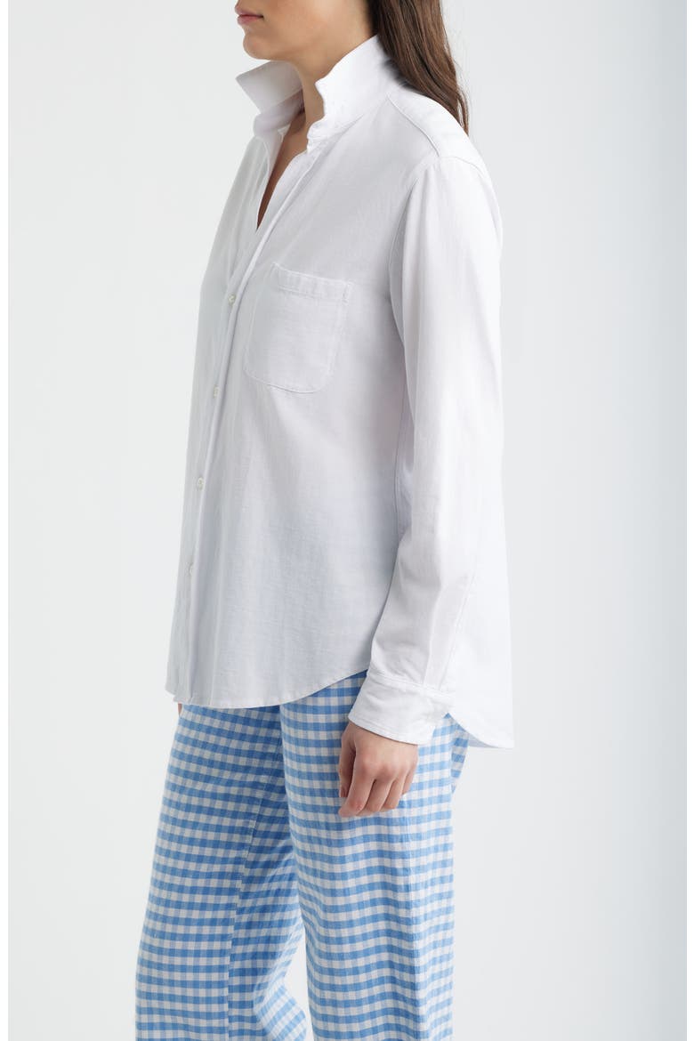 Waverly Cotton Shirt, Alternate, color, WHITE